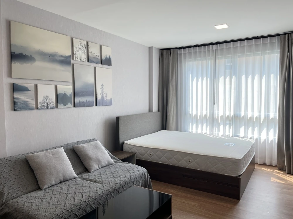 For sale or rent: D Condo Than Charan, a high-floor condo with great views, fully furnished and ready to move in.