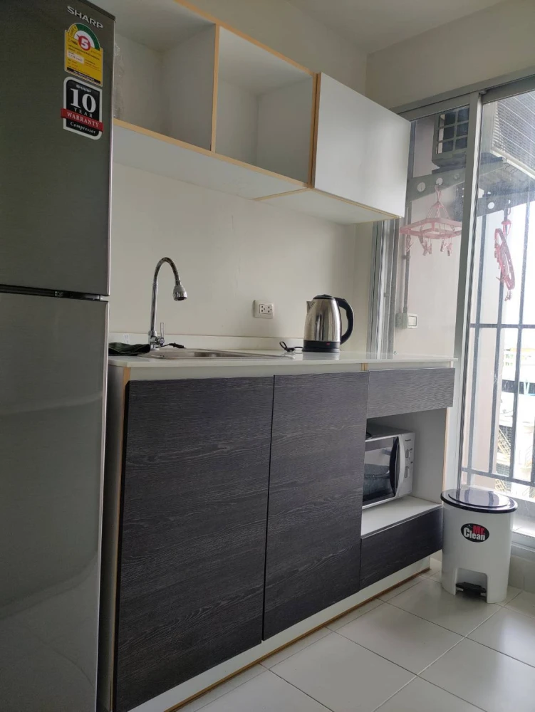 For sale or rent: D Condo Campus Resort Bangsaen, Building A, 8th floor. Fully furnished, ready to move in.