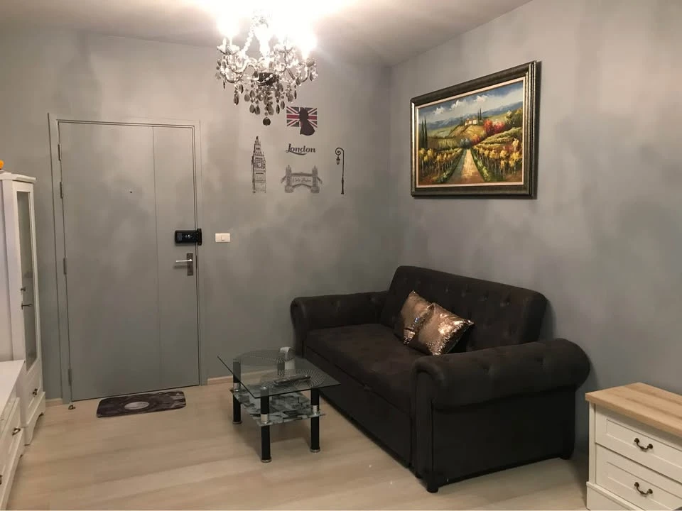 For rent or sale urgently!! Unio Ramkhamhaeng-Serithai Fully furnished, good location, convenient transportation, don't miss it!!