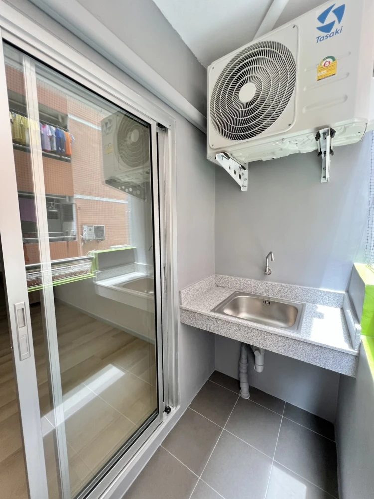 For sale or rent: Bang Khae City Condo, 2nd floor, unit 2. The unit is well-maintained, clean, bright, and very livable.