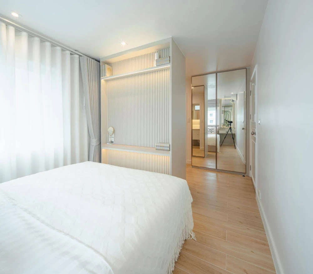 For sale or rent: Fortune Condo Town, 2 bedrooms, 2 bathrooms, with all electrical appliances in the picture. You can't miss this opportunity!