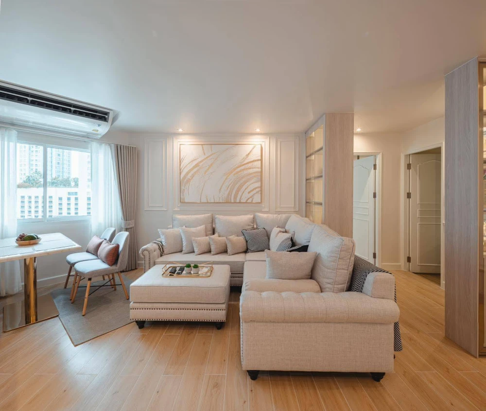 For sale or rent: Fortune Condo Town, 2 bedrooms, 2 bathrooms, with all electrical appliances in the picture. You can't miss this opportunity!