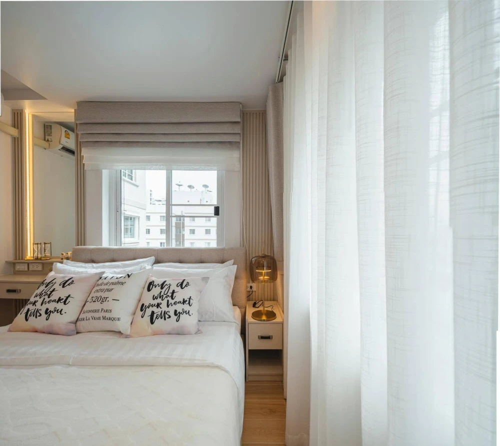 For sale or rent: Fortune Condo Town, 2 bedrooms, 2 bathrooms, with all electrical appliances in the picture. You can't miss this opportunity!