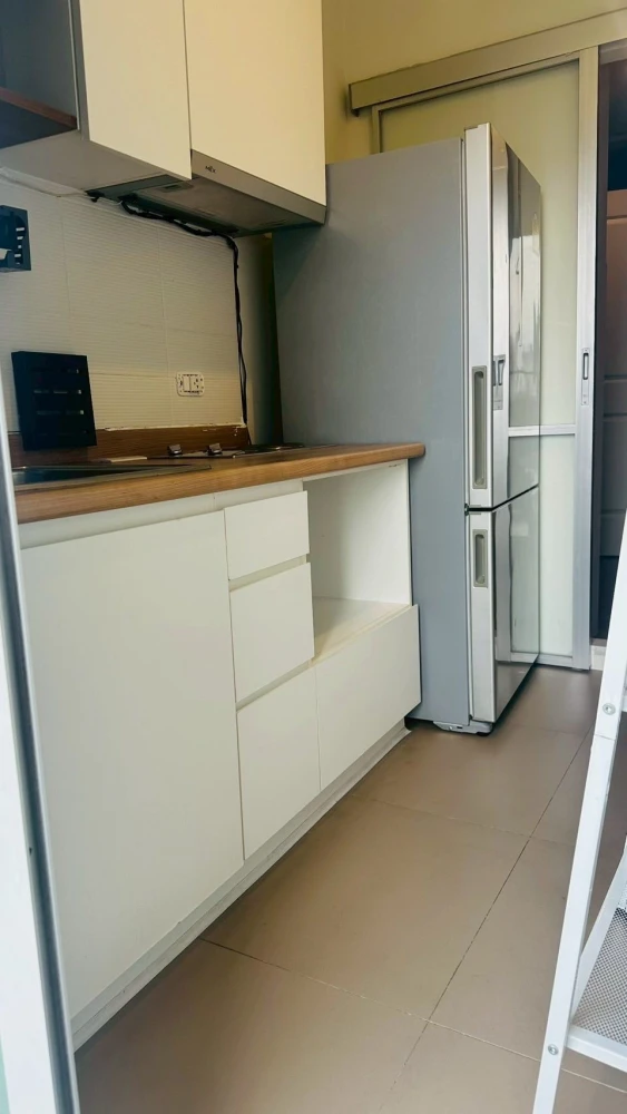 For sale or rent: U Delight @ Hua Mak Station. Very spacious room with high-quality furniture. Hurry and reserve now!