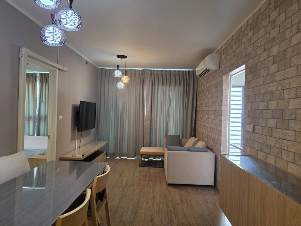 For sale or rent: U Delight Residence Riverfront Rama 3, 16th floor, river and city view, corner unit, fully furnished, ready to move in.