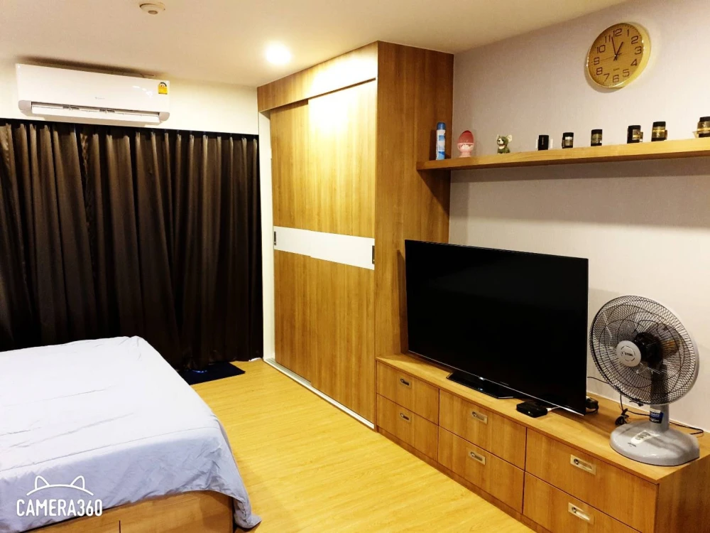 For sale, for rent!! Ratchada Orchid, 9th floor, Building B, new built-in furniture, just bring your bags and move in. Don't miss out!!