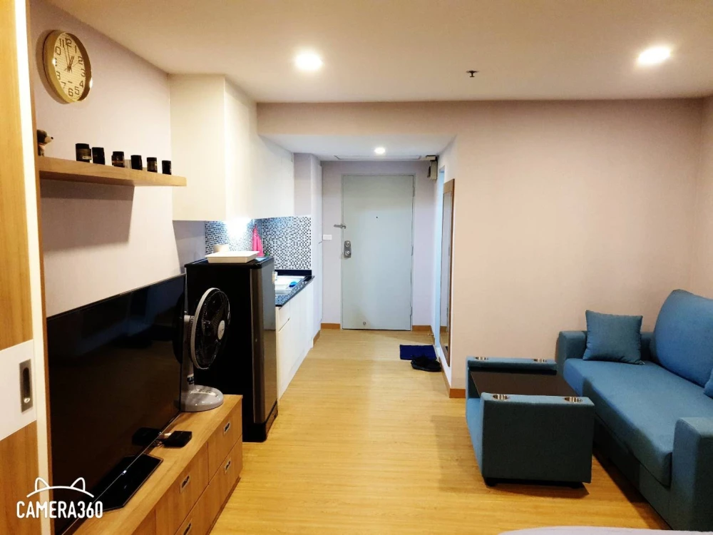 For sale, for rent!! Ratchada Orchid, 9th floor, Building B, new built-in furniture, just bring your bags and move in. Don't miss out!!