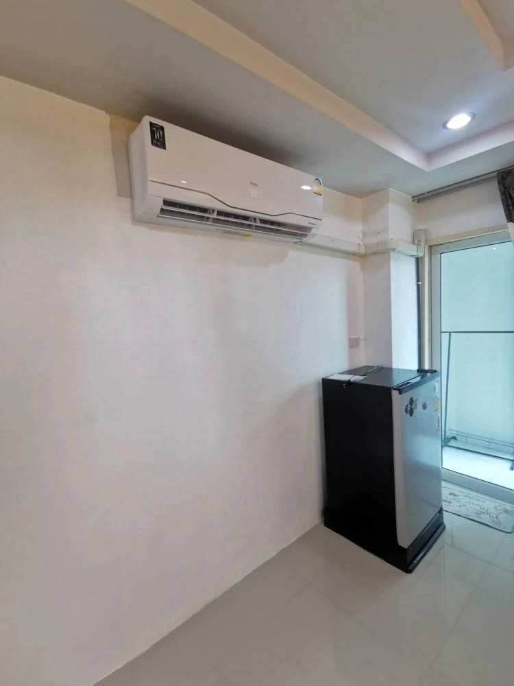 For sale, for rent, Ratchada Prestige, Lat Phrao 48, beautifully decorated with sunken ceiling, large glass panels, built-in with lots of storage spac