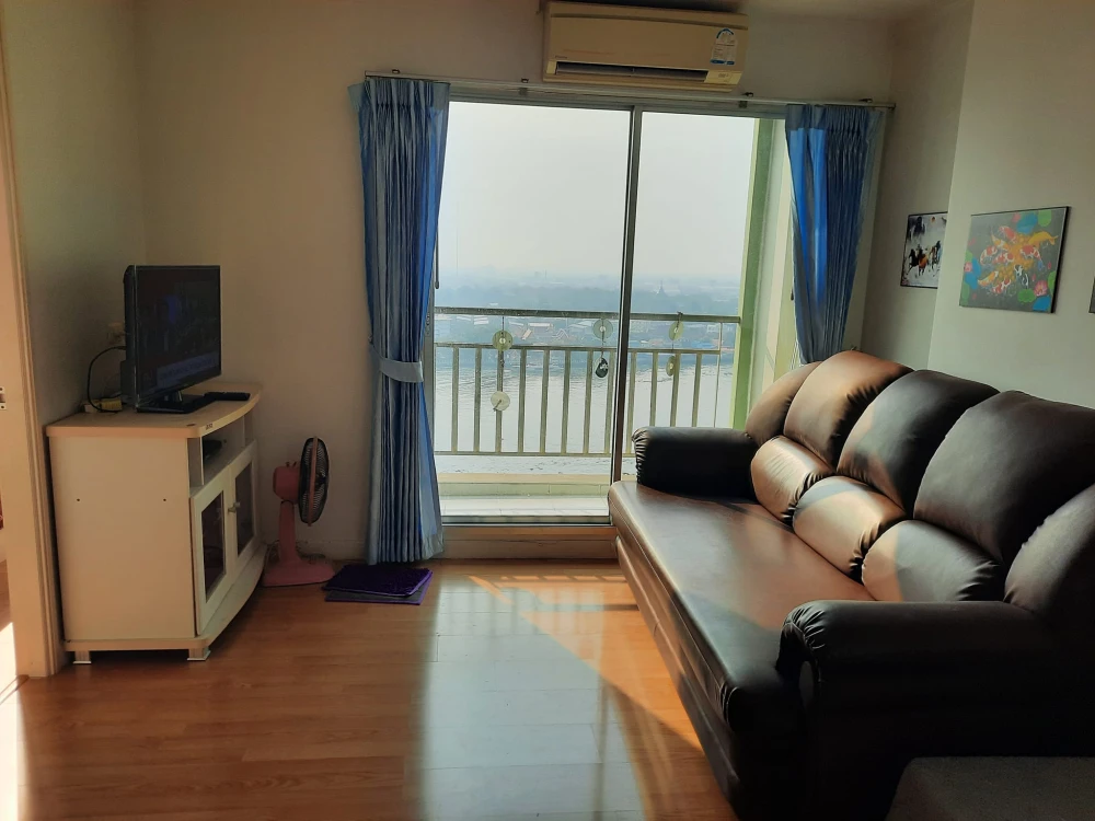 Sell, rent, Lumpini Ville Pibulsongkram-Riverview, 19th floor, spacious room, good view, fully furnished, book now.