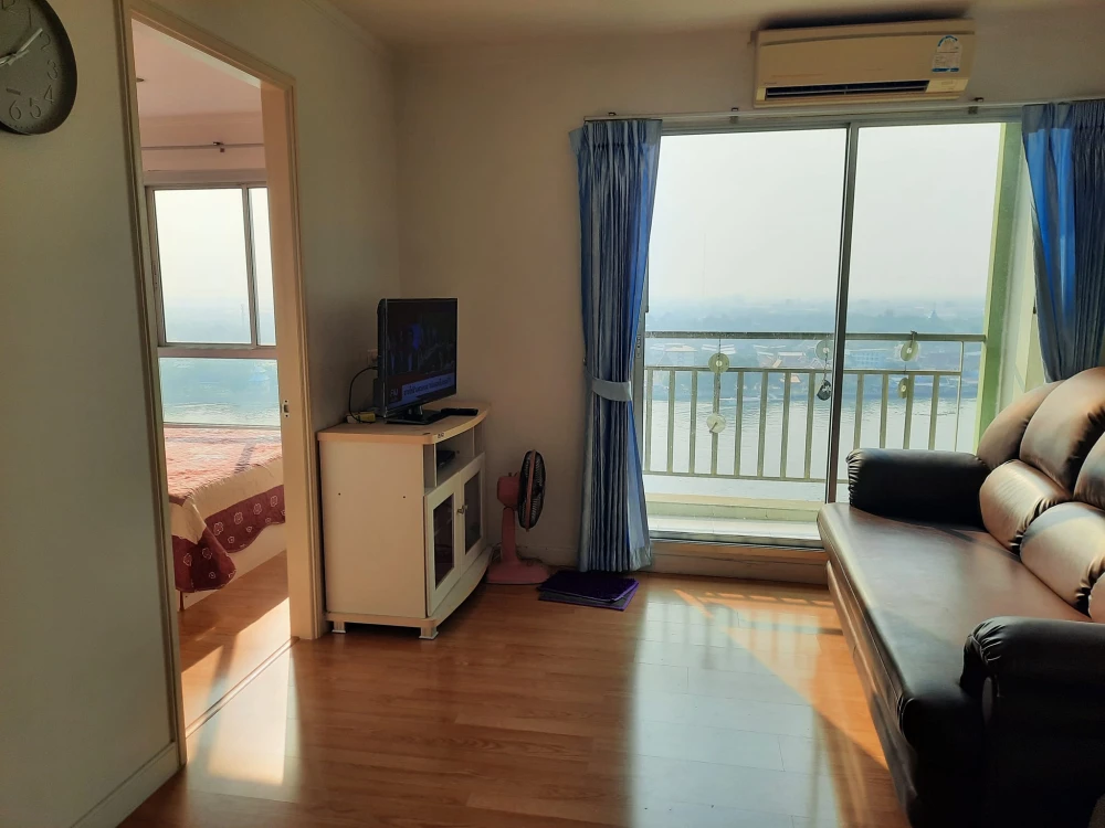 Sell, rent, Lumpini Ville Pibulsongkram-Riverview, 19th floor, spacious room, good view, fully furnished, book now.