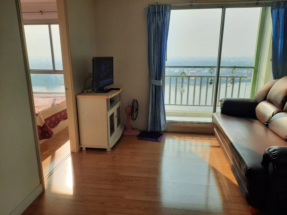 Sell, rent, Lumpini Ville Pibulsongkram-Riverview, 19th floor, spacious room, good view, fully furnished, book now.