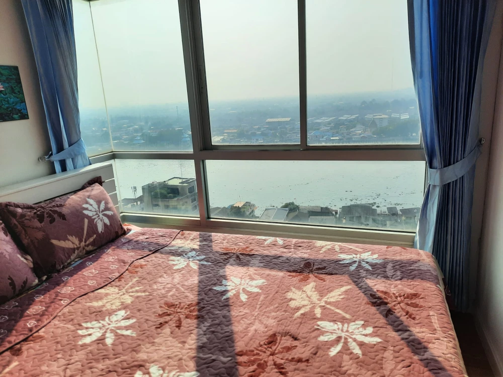 Sell, rent, Lumpini Ville Pibulsongkram-Riverview, 19th floor, spacious room, good view, fully furnished, book now.