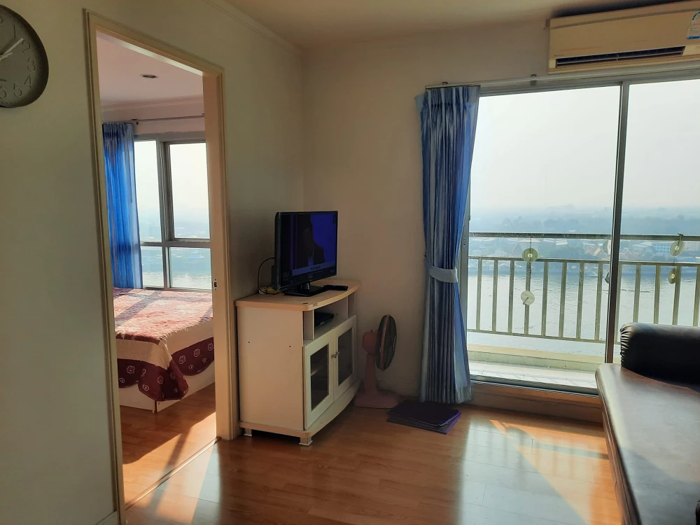 Sell, rent, Lumpini Ville Pibulsongkram-Riverview, 19th floor, spacious room, good view, fully furnished, book now.