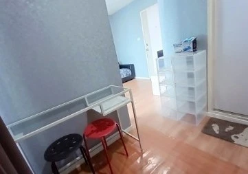 For sale or rent: Lumpini Ville Sukhumvit 76-Bearing, Building A, 6th floor, clear view, no buildings blocking it, fully furnished, hurry and reserve