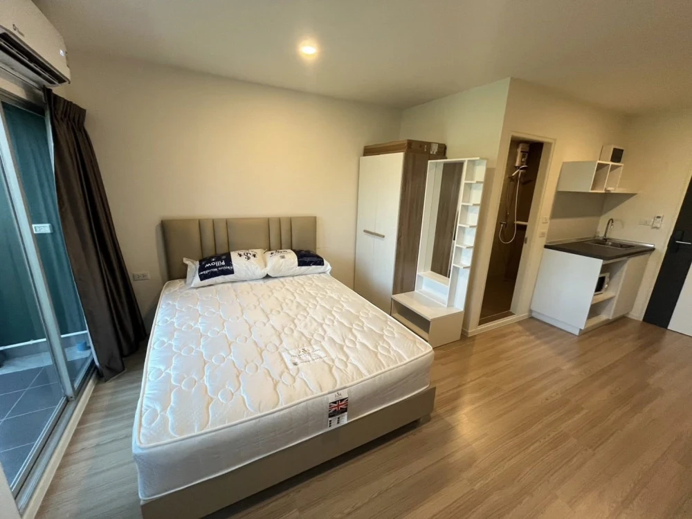 sale/rent Lumpini Ville Chaengwattana 10 beds and a good mattress, very comfortable to sleep in, great location next to the government center, hurry.
