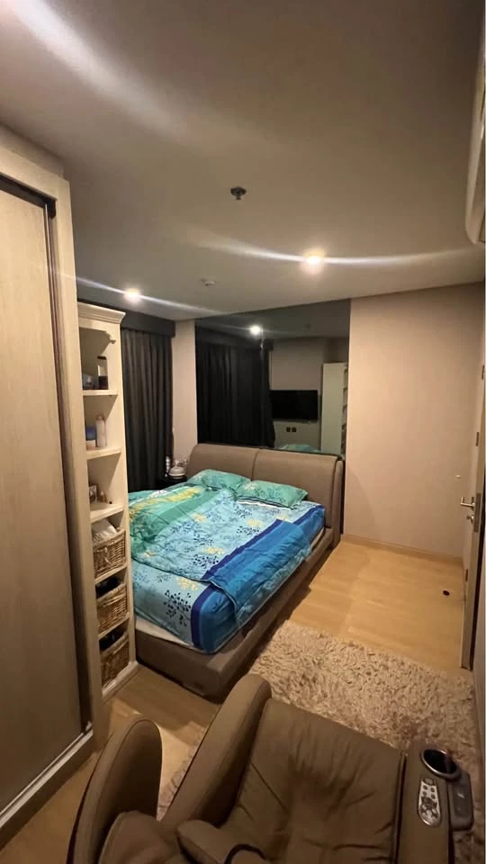 For sale, for rent, Lumpini Suite Din Daeng-Ratchaprarop, 19th floor, front side, open view, good wind, no buildings blocking, spacious room, ready to