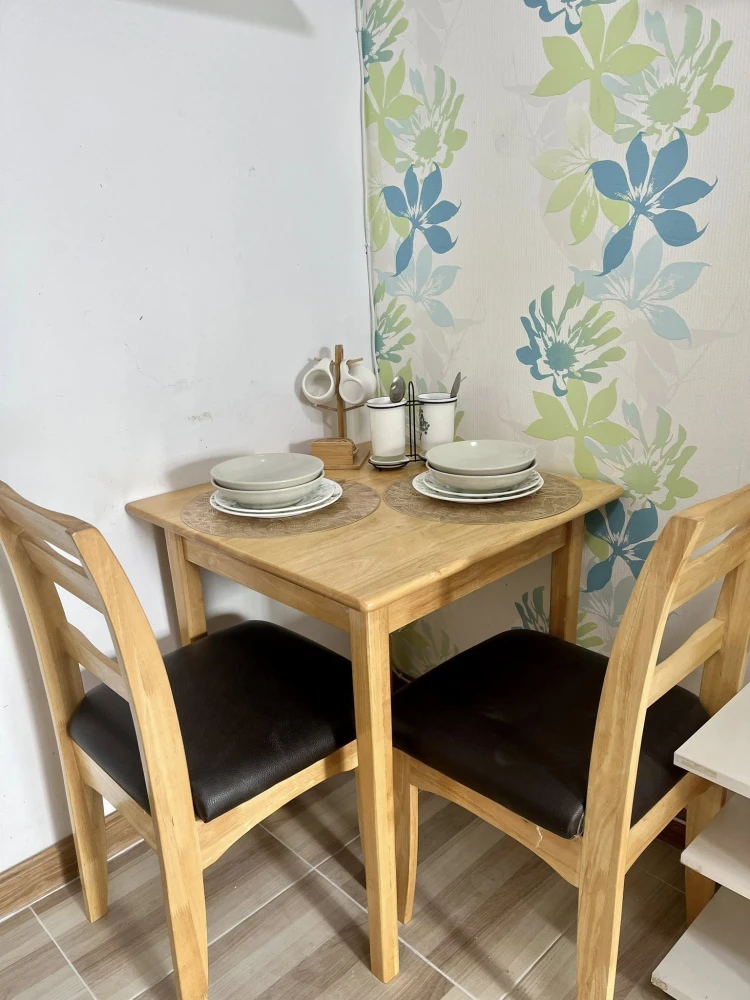 For sale, for rent, Supalai City Home Srinakarin, complete with furniture and electrical appliances, beautiful wallpaper throughout the room, hurry an