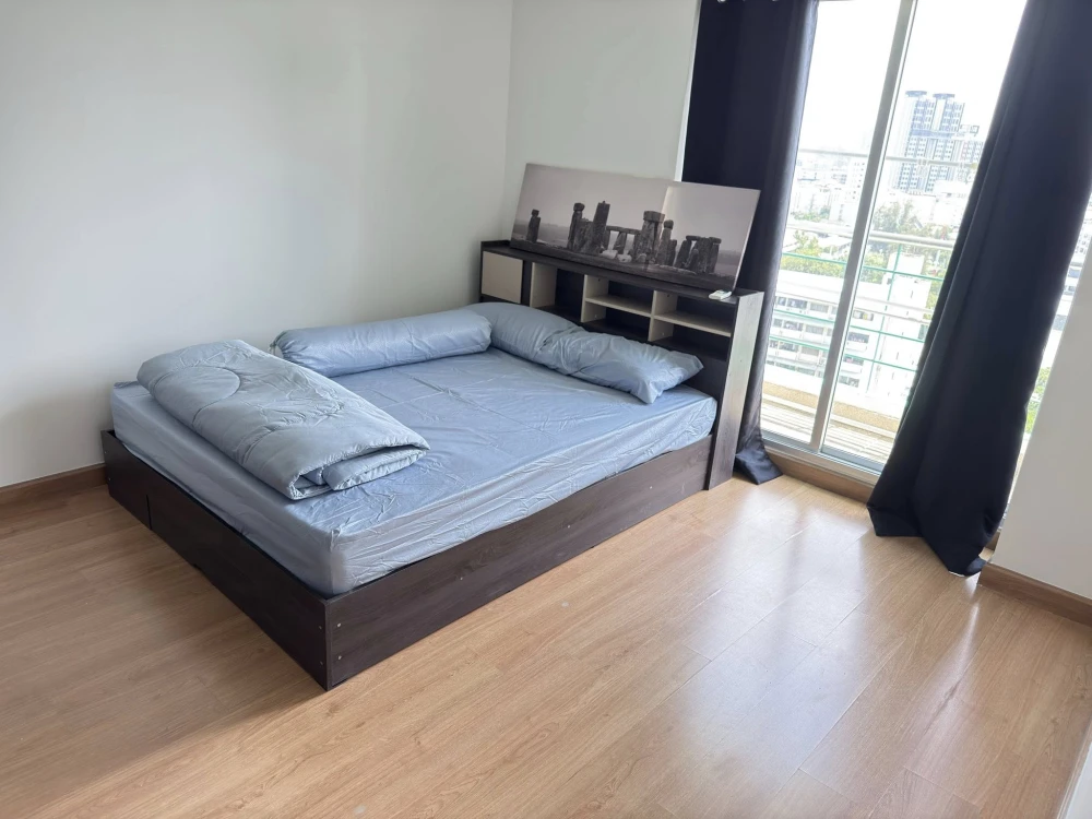 For sale, for rent, Supalai Park, Kaset 23 intersection, 2 bedrooms, 1 bathroom, full wallpaper, full equipment, book now