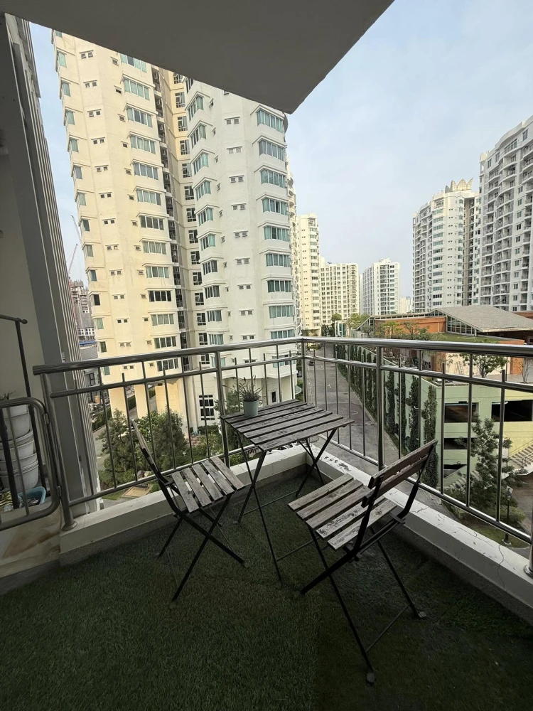 For sale, for rent, Supalai Wellington 2, good location, surrounded by restaurants and shopping malls, fully furnished