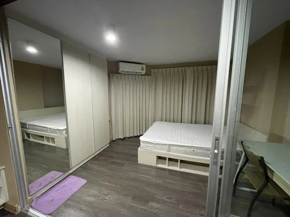 For sale, for rent, Swift Condo ABAC Bangna, 7th floor, Building E, swimming pool view, fully furnished, ready to move in