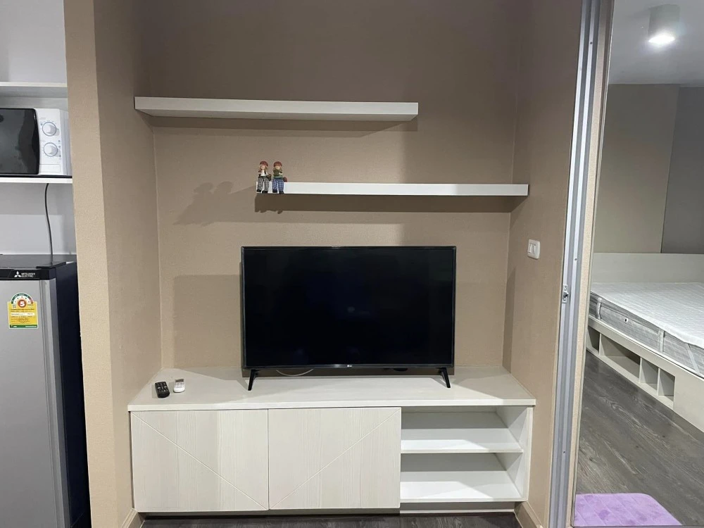 For sale, for rent, Swift Condo ABAC Bangna, 7th floor, Building E, swimming pool view, fully furnished, ready to move in