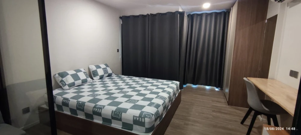 For sale, for rent, Cave Town Shift, 2nd floor, not high, bright and comfortable room, fully furnished, garden view, book first, get first.