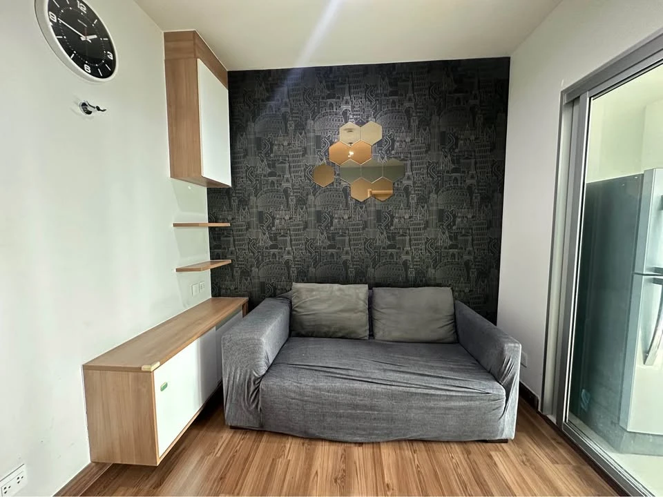 Condo for sale, Centric Tiwanon Station, 1 bedroom, 1 bathroom, fully furnished, complete with appliances, reserve now.