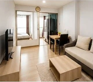 For sale, for rent, The Kith Plus Sukhumvit 113, 7th floor, separate room, very beautiful city view, you should not miss it.