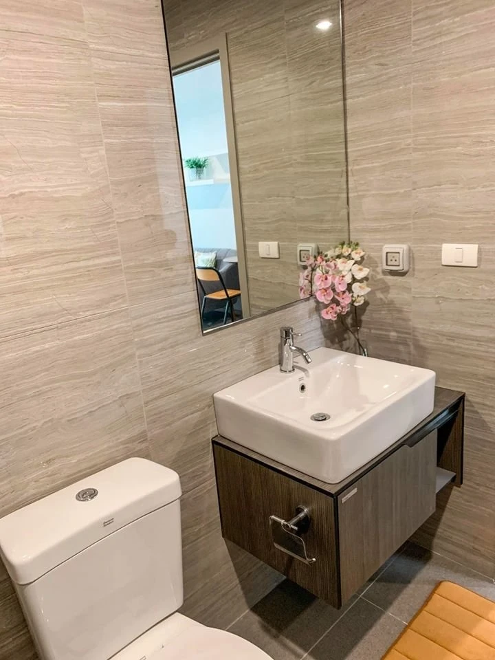 For rent or sale: The Parkland Charan-Pinklao, 1 bedroom, 1 multipurpose room, convenient, fully furnished, ready to move in