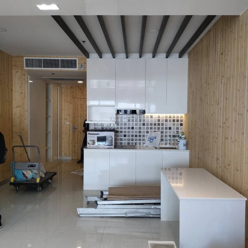 For sale, for rent, The Platinum, studio room, very spacious, built-in decoration throughout the room, don't miss it.