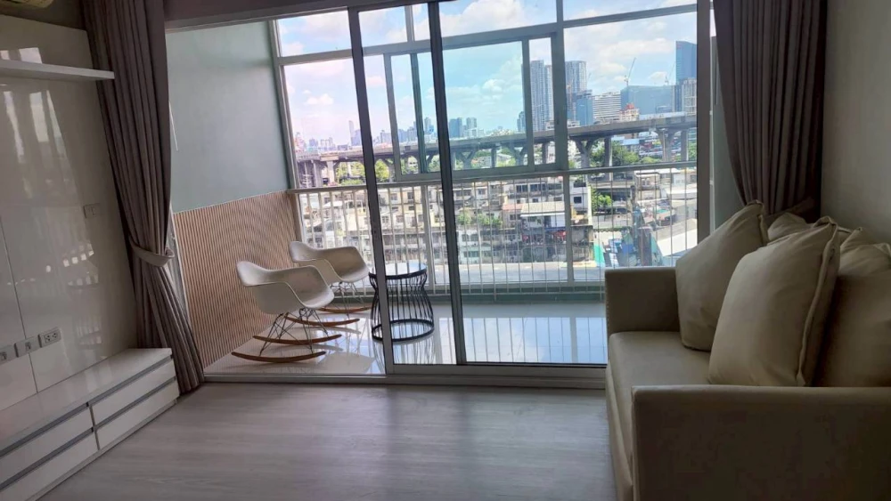 For sale, for rent, The Coast Bangkok, Sukhumvit-Bangna, 11th floor, spacious room with electrical appliances, great view, book now