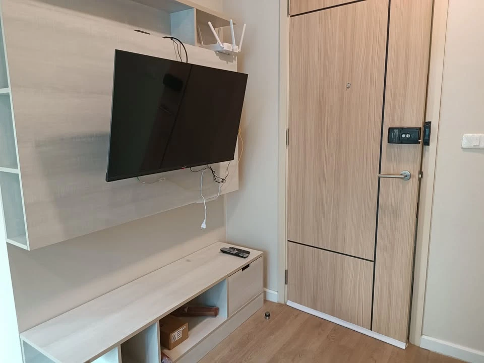 For sale, for rent, The Cube Plus Phahon Yothin 56, decorated with built-in soundproof headboard wall, beautiful view next to the swimming pool