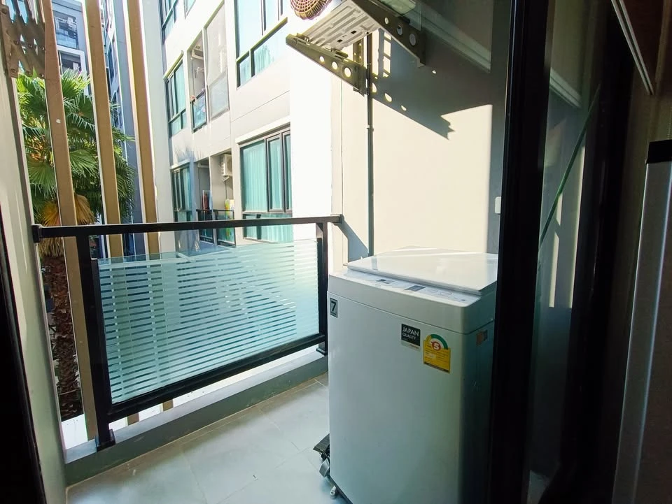 For sale, for rent, The Cube Plus Phahon Yothin 56, decorated with built-in soundproof headboard wall, beautiful view next to the swimming pool
