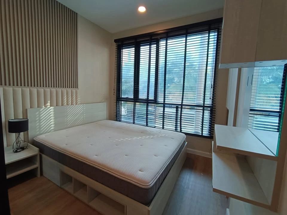 For sale, for rent, The Cube Plus Phahon Yothin 56, decorated with built-in soundproof headboard wall, beautiful view next to the swimming pool