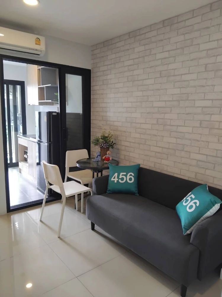 Sell, rent The Series Condo Tiwanon, separate rooms, wallpapered throughout the room, book now!!