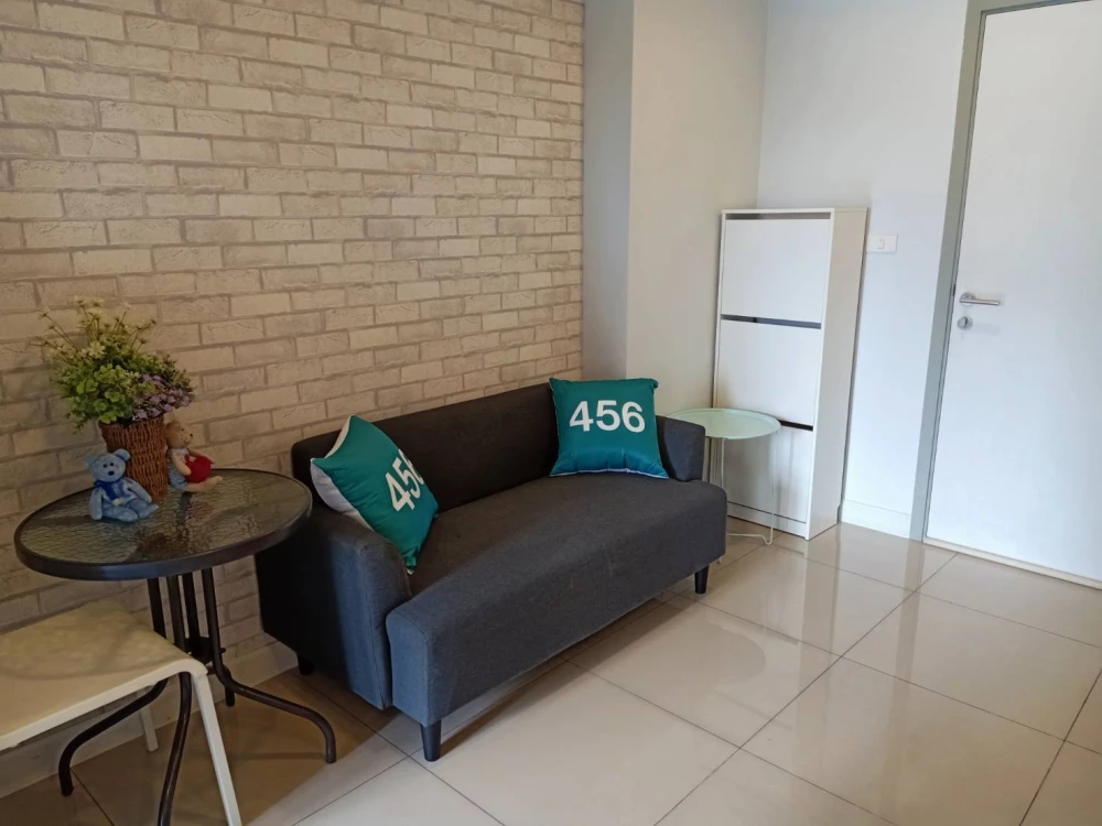 Sell, rent The Series Condo Tiwanon, separate rooms, wallpapered throughout the room, book now!!