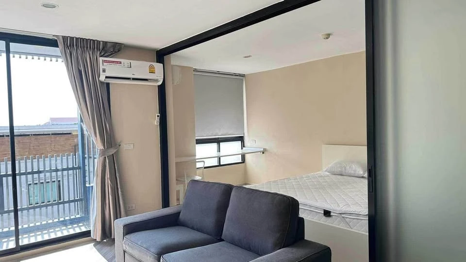 Sell, rent, Vento Condo Kaset-Nawamin, spacious room, airy, comfortable, fully furnished, book now.