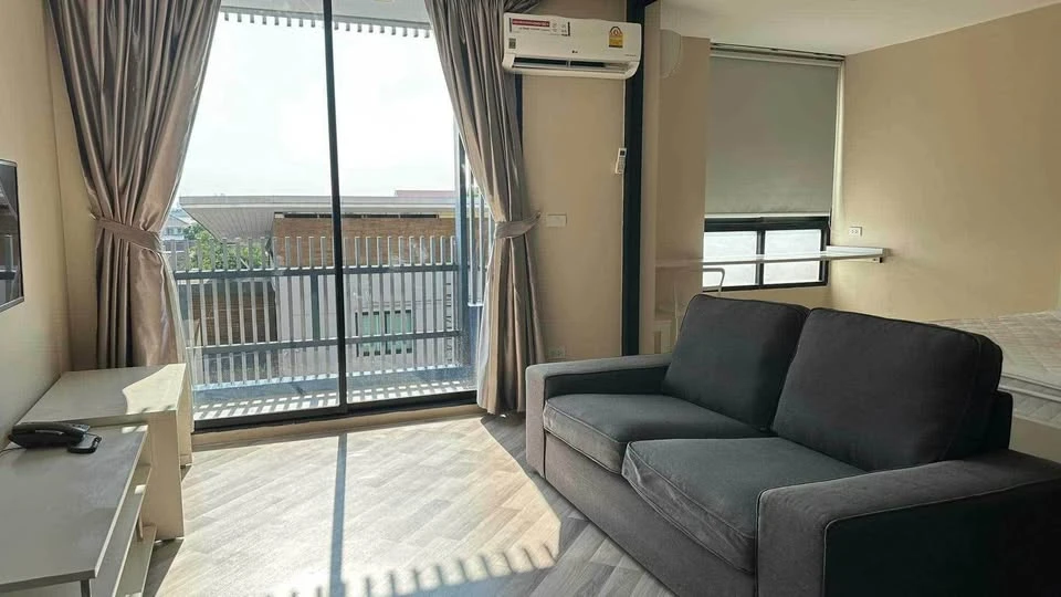 Sell, rent, Vento Condo Kaset-Nawamin, spacious room, airy, comfortable, fully furnished, book now.