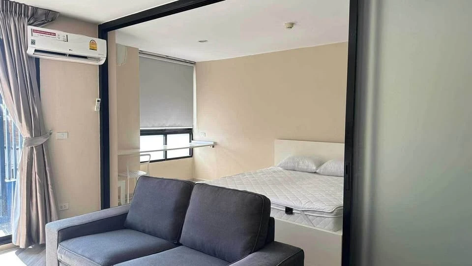 Sell, rent, Vento Condo Kaset-Nawamin, spacious room, airy, comfortable, fully furnished, book now.