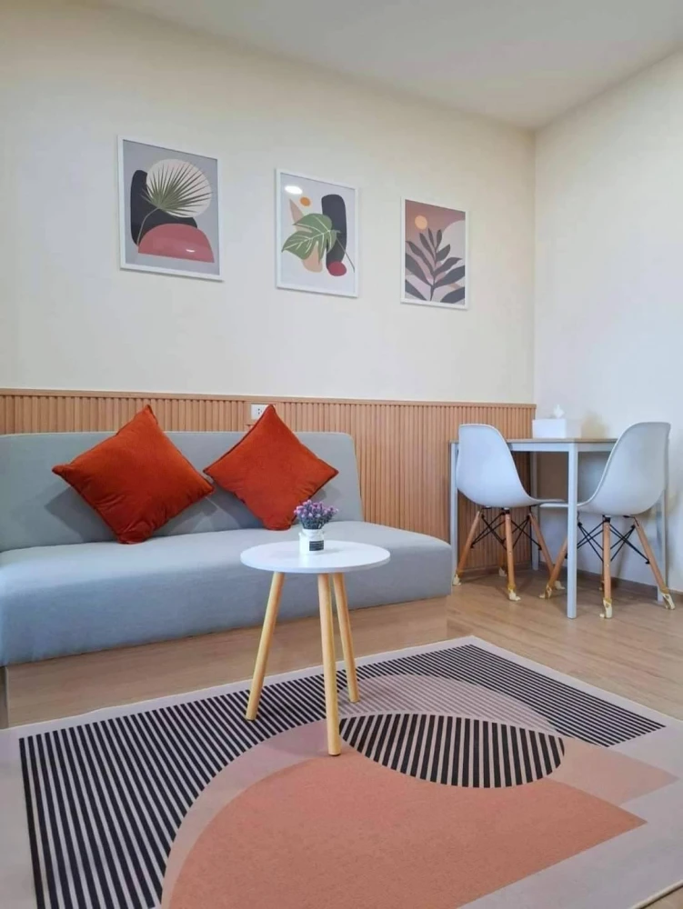 For sale or rent: Sena Kit Bangna - Km.29, beautiful room, wallpapered throughout the room, with amenities. Come and reserve now!