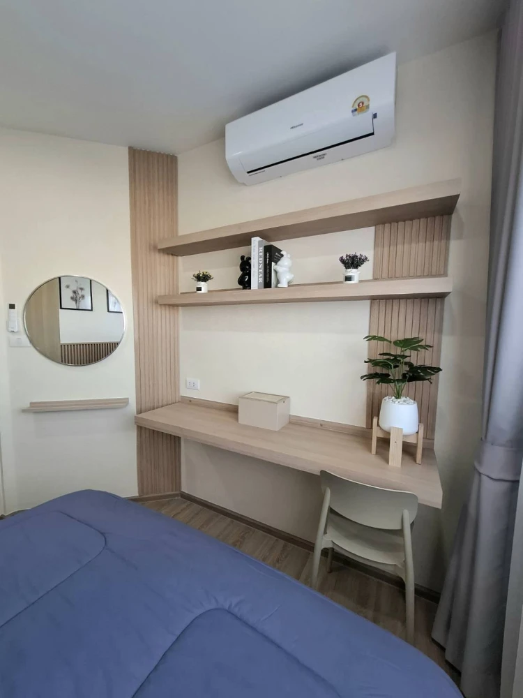 For sale or rent: Sena Kit Bangna - Km.29, beautiful room, wallpapered throughout the room, with amenities. Come and reserve now!
