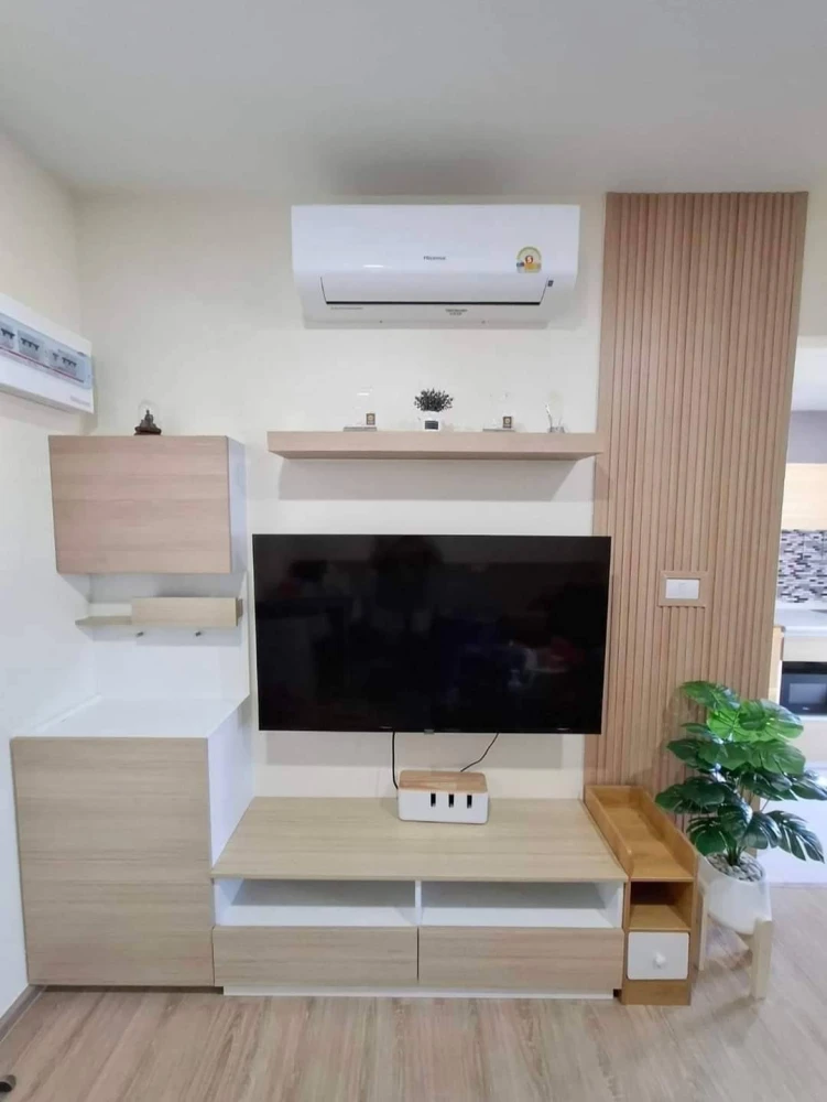 For sale or rent: Sena Kit Bangna - Km.29, beautiful room, wallpapered throughout the room, with amenities. Come and reserve now!