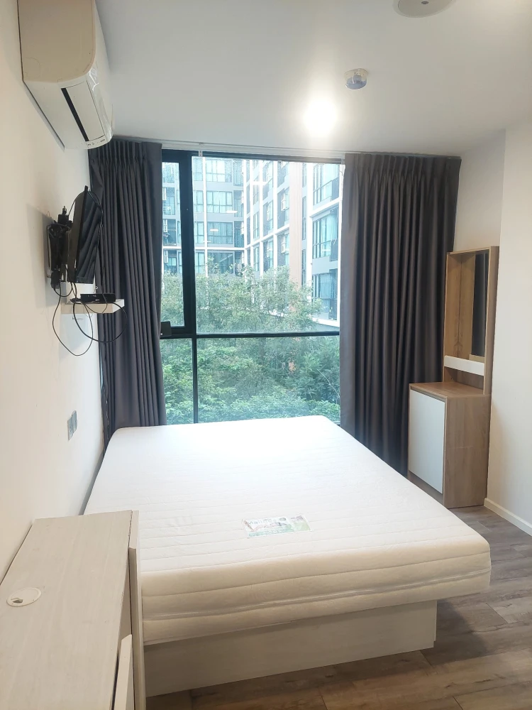 For sale, for rent, Atmoz Chaengwattana, pool view + garden, very shady and comfortable, fully decorated, ready to move in.