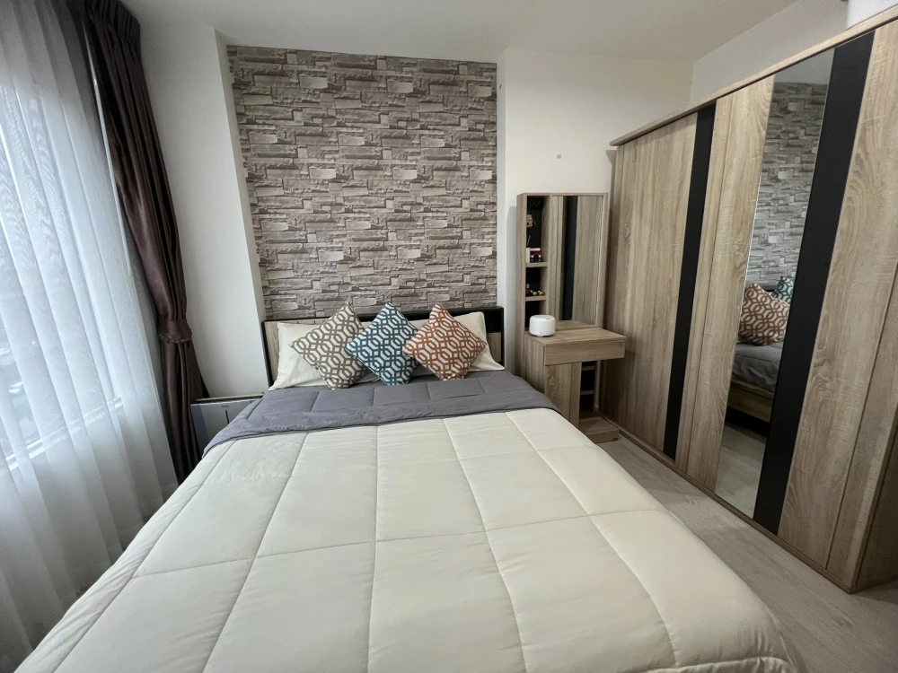 For rent or sale, Aspire Sathorn-Thapra, 8th floor, north, BTS view, beautiful room, fully furnished, book now, don't wait.