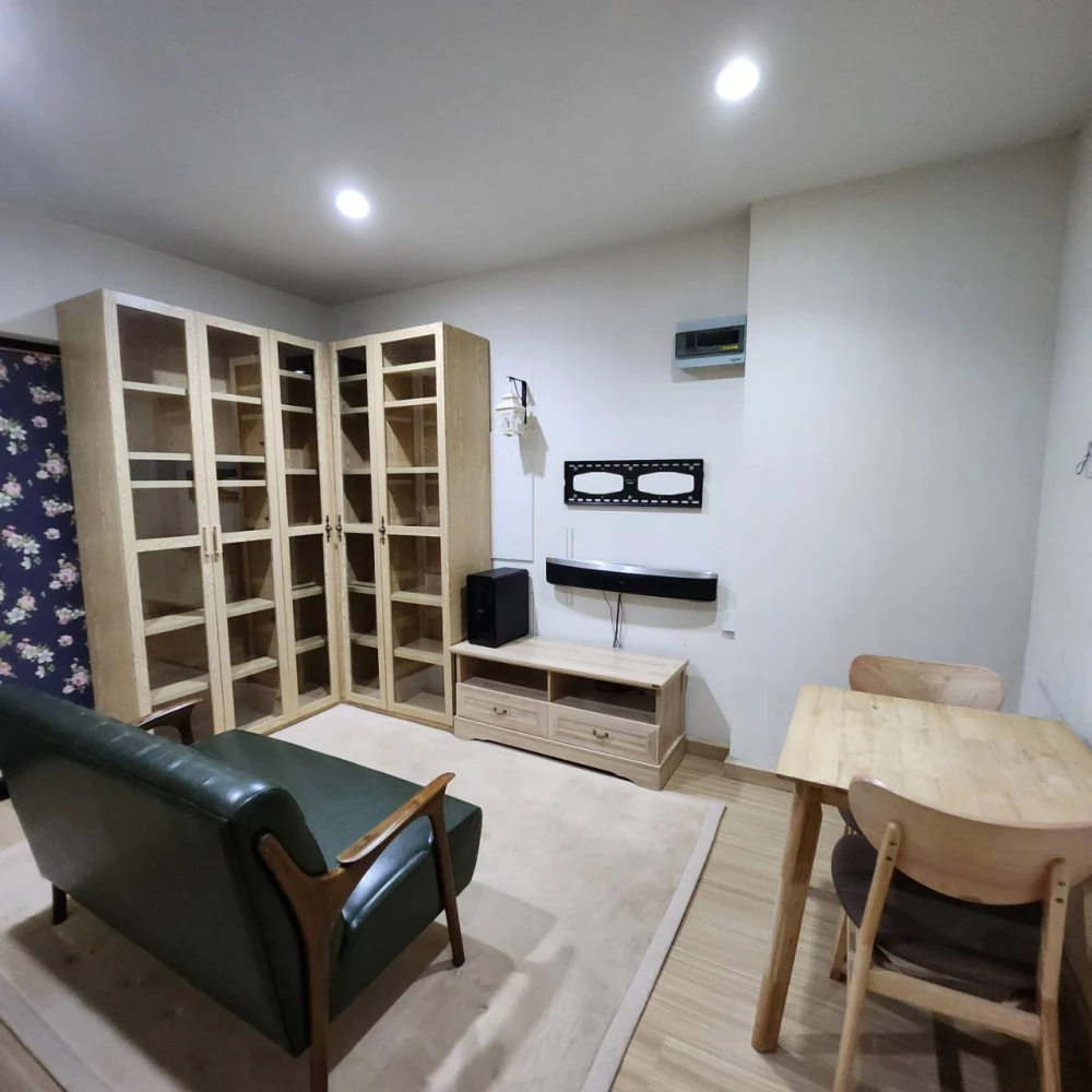 For sale, for rent!! Happy Condo Lat Phrao 101, 4th floor, Building D, nice room, fully furnished, ready to move in, hurry up and book now!!