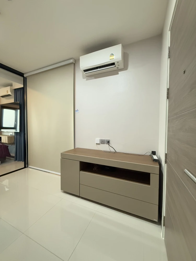 For sale, for rent, Modiz Sukhumvit 50, Building A, corner room, city view and Chao Phraya River view, fully furnished, don't miss it.