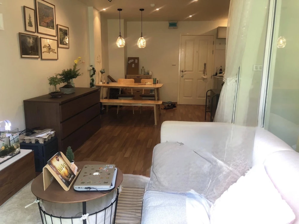 For sale, for rent, Miami Bang Pu, 1st floor, warm feeling like being at home, no need to wait for the elevator, convenient to walk in and out, move n