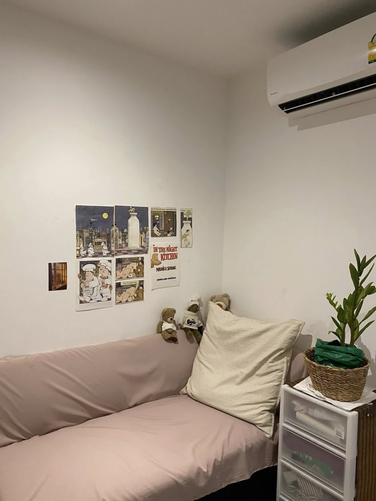 For sale or rent: iCondo Serithai Green Space, 2nd floor, Building A (same building as the management office and common areas). Reservation required.