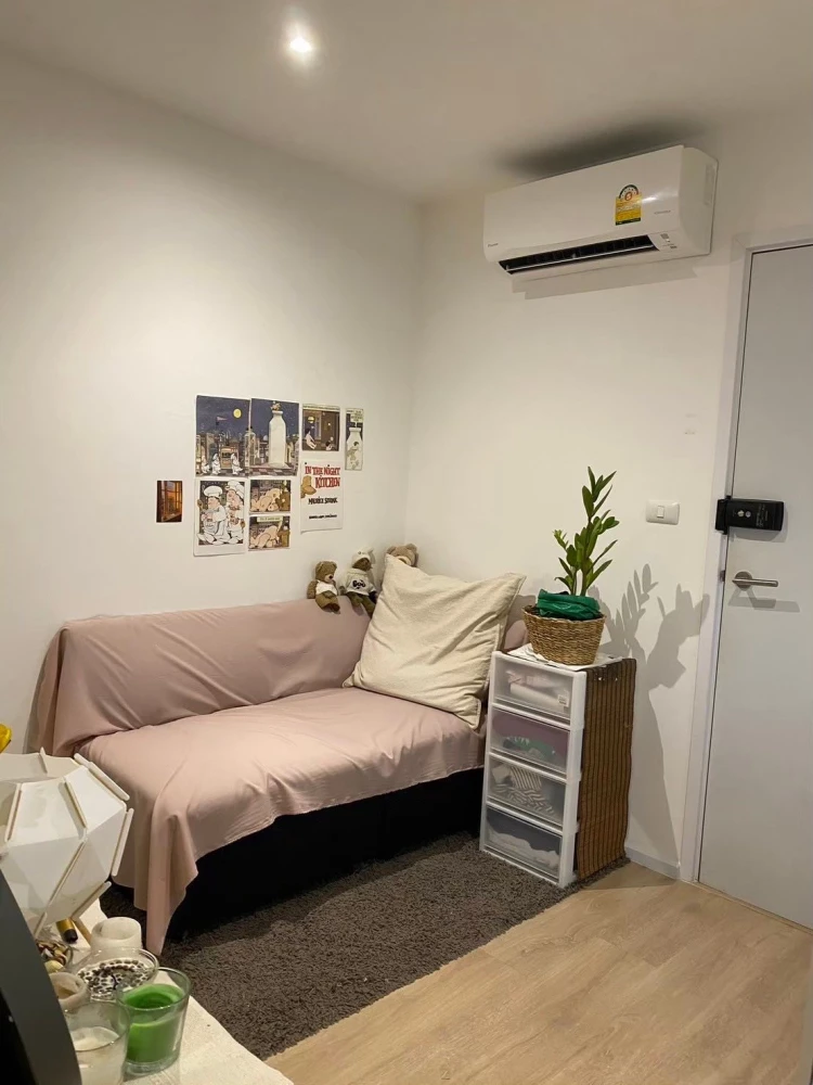 For sale or rent: iCondo Serithai Green Space, 2nd floor, Building A (same building as the management office and common areas). Reservation required.