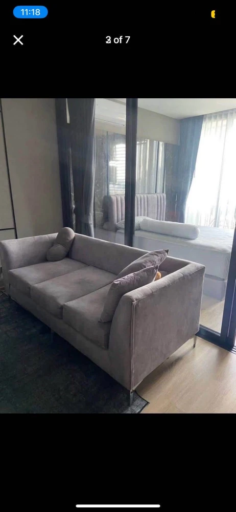 Condo for sale, XT Phayathai, corner room, definitely quiet, plus a furnished room ready to move in, just drag your bags and move in.